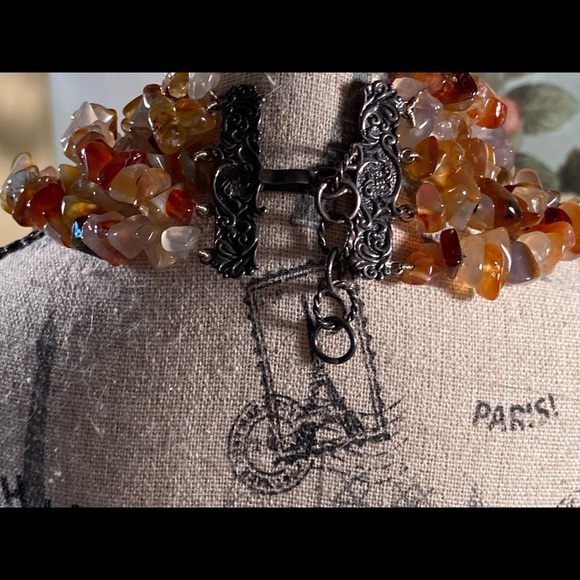 Multi Stone Choker with extender - Picture 6 of 6